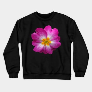 blooming pink primrose, flower, bloom, Crewneck Sweatshirt